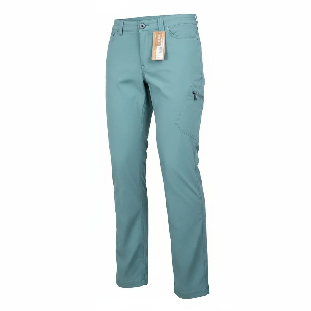 eddie bauer womens guide pro Teal Casual Pants size 8 - Picture 1 of 9